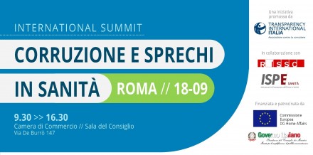 International summit on corruption and waste in the health system - ETICA & SANITÀ